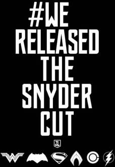 Justice League We Released The Snyder Cut Women's T-Shirt - Black - 4XL - Zwart