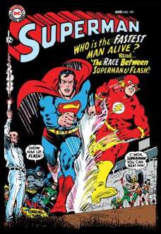 Justice League Who Is The Fastest Man Alive Cover Sweatshirt - Black - XXL Zwart