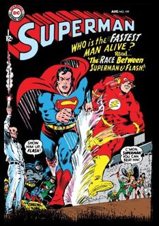 Justice League Who Is The Fastest Man Alive Cover Women's T-Shirt - Black - L Zwart