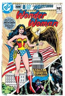 Justice League Wonder Woman Cover Women's T-Shirt - White - S Wit