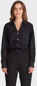 Justus blouse black Zwart - 36