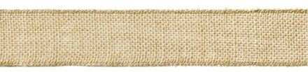 Jute cadeaulint/decoratielint 5 x 500 cm op rol