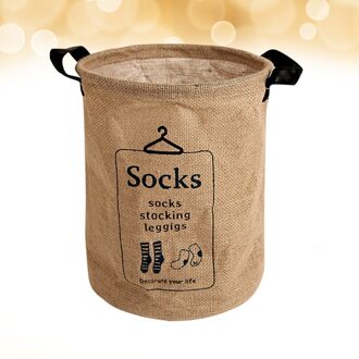 Jute Hanger Kruidenier Opslag Wasmand Emmer Milieuvriendelijke Ronde Vorm Huishoudelijke Slaapkamer Woonkamer Wasserij Was