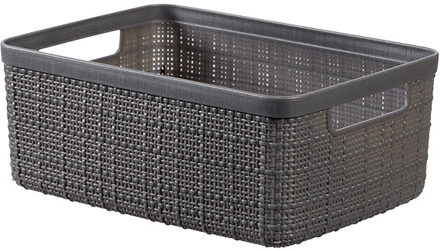 Jute Mand - S 5l - Donkergrijs