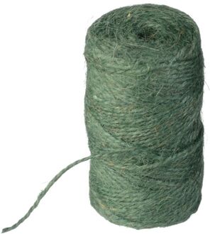 Jute touw groen 250m