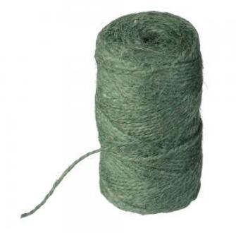 Jute touw groen 75m