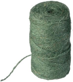 Jute touw groen 75m