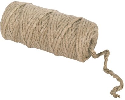 Jutegaren op rol 35 meter x 6 mm - Touwen Beige