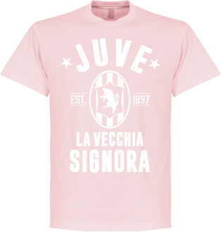 Juventus Established T-Shirt - Roze - M