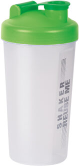 Juypal Hogar Juypal Shakebeker/shaker/bidon - 700 ml - groen - kunststof - Shakebekers