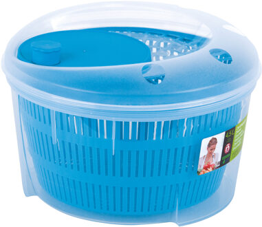 Juypal Hogar Juypal Slacentrifuge/slazwierder - blauw - kunststof - 4,5 liter - D24,5 x H16 - Slacentrifuge