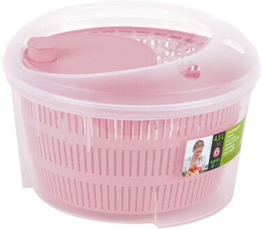 Juypal Hogar Juypal Slacentrifuge/slazwierder - roze - kunststof - 4,5 liter - D24,5 x H16 - Slacentrifuge