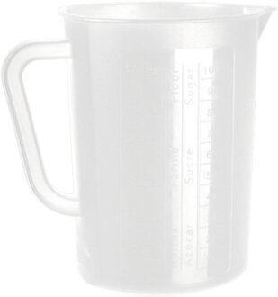 Juypal Hogar Keuken maatbeker - mengbeker - kunststof - wit - 1400 ml