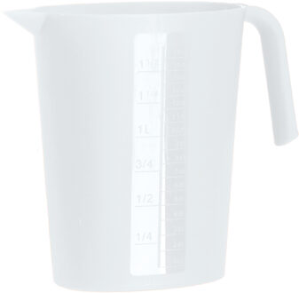 Juypal Hogar Maatbeker - transparant - 1,75 liter - kunststof - L22 x H20 cm