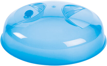 Juypal Hogar Magnetrondeksel/afdekschaal - blauw - kunststof - D25 x H8,5 cm - BPA-vrij