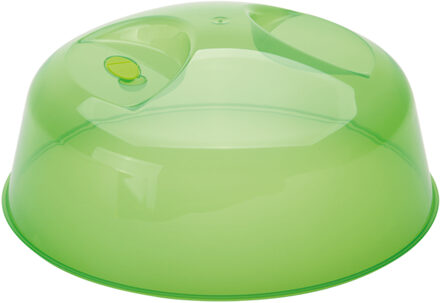 Juypal Hogar Magnetrondeksel/afdekschaal - groen - kunststof - D26 x H11 cm - BPA-vrij