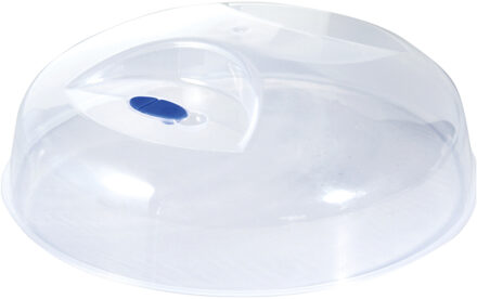 Juypal Hogar Magnetrondeksel/afdekschaal - transparant - kunststof - D25 x H8,5 cm - BPA-vrij