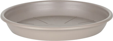 Juypal Hogar Plantenschotel - taupe - kunststof - Dia 20 cm - onderschotel/opvangschaal