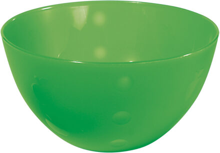 Juypal Hogar Serveerschaal/slakom - groen - 5 liter - kunststof - D26 x H14 cm