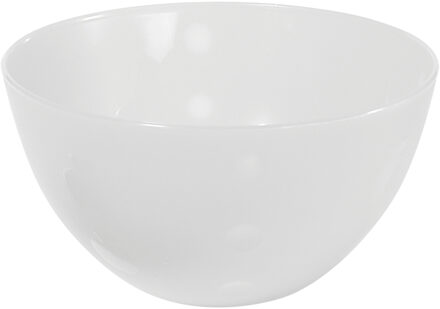 Juypal Hogar Serveerschaal/slakom - wit - 5 liter - kunststof - D26 x H14 cm