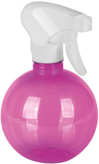 Juypal Plantenspuit/waterverstuiver- wit/roze - 400 ml - kunststof - sprayflacon - Waterverstuivers