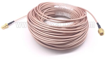 JX Antenne verlengsnoer Rf-coaxkabel sma naar SMA vrouwelijke RG316 kabel 20 m voor 3G 4G WIFI antenne SMA connector Pigtail