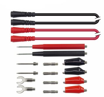 Jxsinone Multimeter Meetsnoeren Kit Elektronische Test Probe Accessoire Alligator Clips Banana Plug Naar Hook Vervangbare Sonde P1500 1reeks