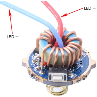 JYL7823 Strong Flashlight 18650 Battery Universal Driving Circuit Board Side Press Central Switch Driver Plate 22MM Qx9920