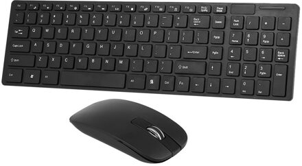 K-06 2.4G Draadloze Toetsenbord En Muis Combo Computer Ergonomisch Toetsenbord Met Pc Gamer Mouse Plug En Play Muis Voor pc Laptop