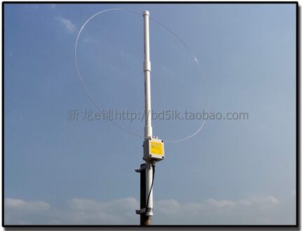 K-180WLA Actieve Circulatie Breedband Ontvangende Antenne 0.1Mhz-180Mhz 20dB Sdr Fm Radio Antenne Loop Kleine Lus Hf antenne