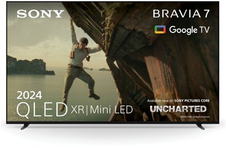 K-65XR70PAEP (2024) BRAVIA 7 - 65 inch - QLED TV Zwart