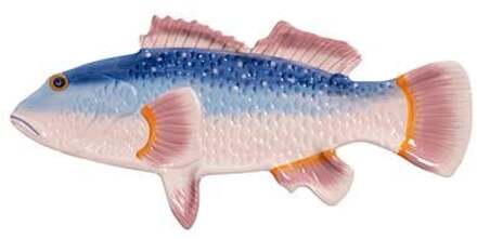 &k amsterdam Fish Bord - Perch Roze, Blauw, Oranje