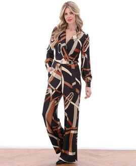 K-design Jumpsuit b336 Bruin - XXL