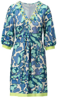 K-design Jurk c107 - maat XL Blauw