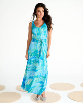 K-design Jurk c307 Blauw - M