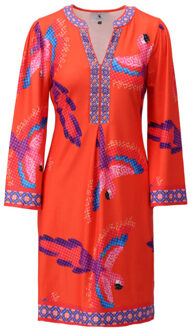 K-design Jurk c405 - maat M Rood