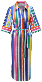 K-design Jurk c729l Blauw - M