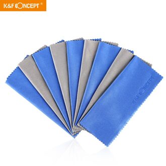 K & F Concept 10 Stuks Glazen Camera Lens Microvezeldoek Filter Lens Dv Lcd Telefoon Screen Cleaner voor Camera Lens