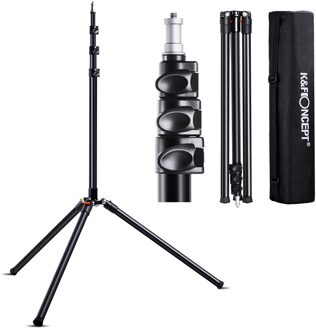 K & F Concept 90 "Inch Aluminium Fotografie Video Statief Light Stand Voor Relfectors Softboxen Verlichting Paraplu Achtergronden