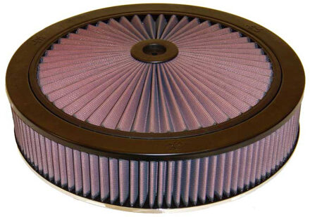 K&N 130 mmflens, 14'' diameter, 79mm Hoogte, 7/8'' Dropbase met X-Stream deksel (66-3050) 663050