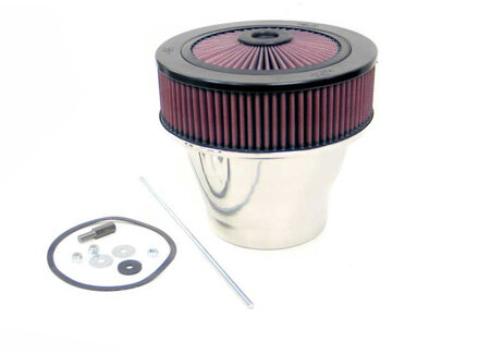 K&N 130mm flens, 229mm diameter, 70mm Hoogte met X-Stream deksel (66-3160) 663160