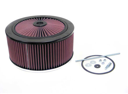 K&N 185mm flens, 11'' diameter, 114mm Hoogte met X-Stream deksel (66-3140) 663140