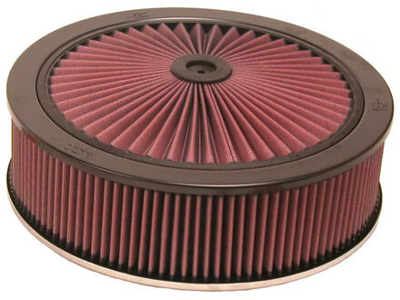 K&N 185mm flens, 14'' diameter, 140mm Hoogte met X-Stream deksel (66-3080) 663080