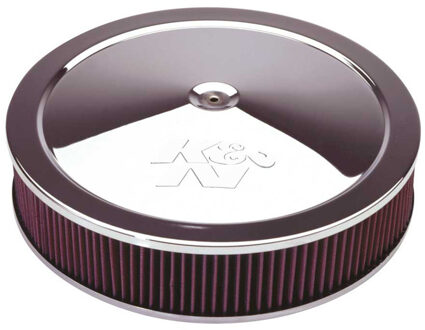 K&N luchtfilter 16'' - 186mm flens dropbase (60-1640) 601640
