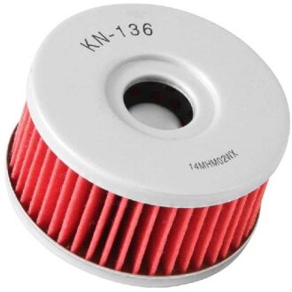 K&N Oliefilter Motorfiets Cartridge (KN-136) KN136