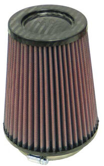 K&N universeel conisch filter 102mm aansluiting, 137mm Bodem, 102mm Top, 165mm Hoogte, carbon top (R RP4980