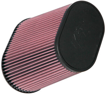 K&N universeel ovaal/conisch filter 114mm aansluiting, 235x159mm Bodem, 178x114mm Top, 254 mm Hoogte RU1024