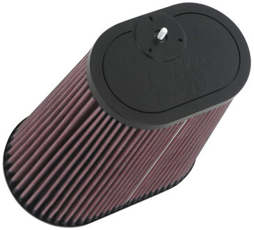 K&N universeel ovaal/conisch filter 79mm dual aansluiting, 102mm x 159mm Top, 229mm Hoogte (RU-1012) RU1012