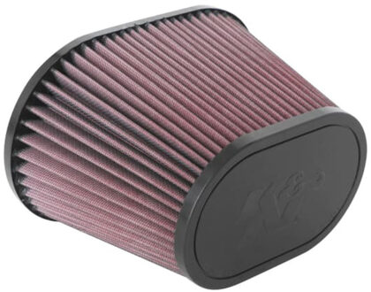 K&N universeel ovaal/conisch filter 89mm centrale aansluiting, 159mm x 101mm Top, 140mm Hoogte (RU-5 RU5040