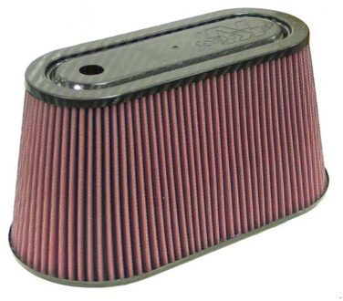 K&N universeel ovaal/conisch filter 98mm aansluiting, 151mm x 152 Bodem, 252mm x 100mm Top, 152mm Ho RP5070